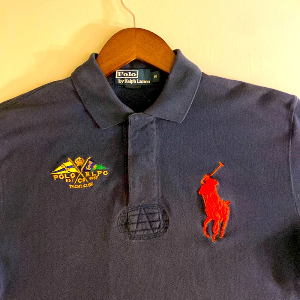 Polo Ralph Lauren Big Pony Polo Size Small Blue/Orange